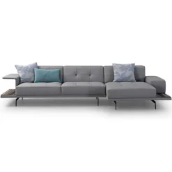 CA-CA Three Seater Corner Sofa | Leather