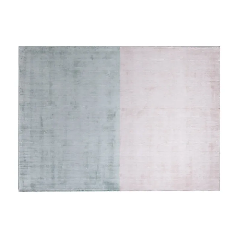 Cadet Grey-Lavender Blush Distressed Rug (1.6 x 2.3 M)