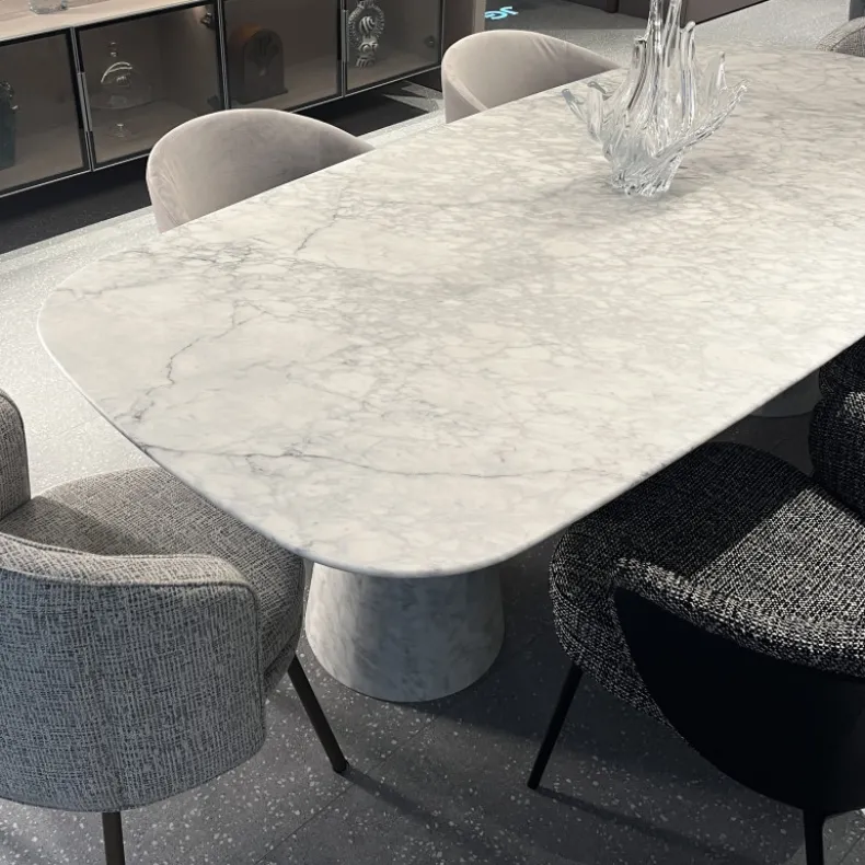 CON-CON Dining Table w/ joined leg base| 1.8M
