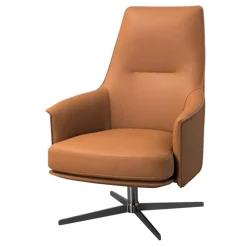 DIT-DIT Swivel Lounge Chair | Leather
