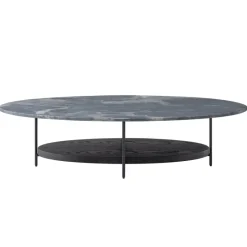 FER-FER Oval Coffee Table | Marble