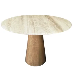GEA-GEA Dining Table | Wood Veneer Base | Dia: 1.1M