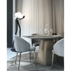 GlA-GLA Dining Table With Turntable | W: 1.4M