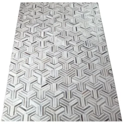 Grey Mirage Design Cowhide Rug (2 x 3m)