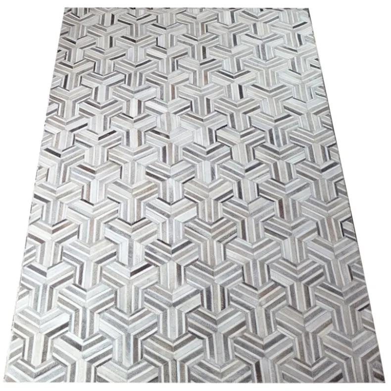 Grey Mirage Design Cowhide Rug (2 x 3m)