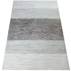 Grey Stripe Design Cowhide Rug (2 x 2.4m)