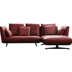 HIL-HIL Two Seater Corner Sofa | Leather