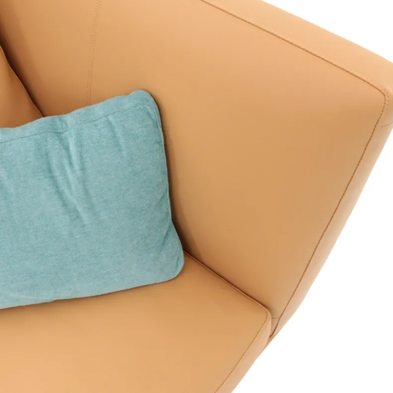HIL-HIL Two Seater Corner Sofa | Leather