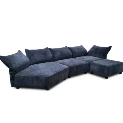 HUG-HUG Three Seater Corner Sofa With Ottoman