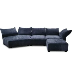 HUG-HUG Three Seater Corner Sofa With Ottoman
