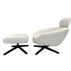 JOE-JOE Swivel Lounge Chair w/ Ottoman