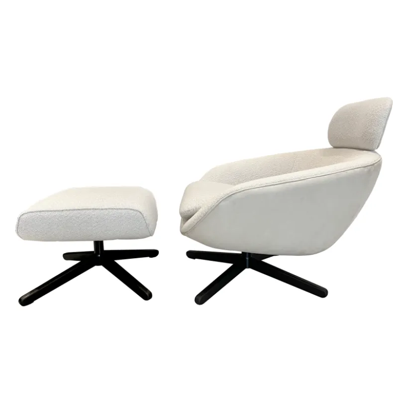 JOE-JOE Swivel Lounge Chair w/ Ottoman
