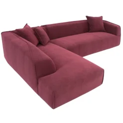 KAT-KAT Three Seater Corner Sofa | Fabric