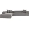 KAT-KAT Three Seater Corner Sofa | Leather