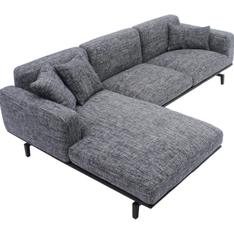 LI-LI Three Seater Corner Sofa | Leather