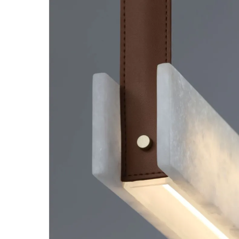 Linear Marble Pendant Ceiling Lamp | 1200 MM