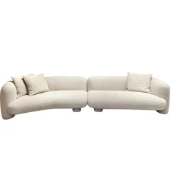LOR-LOR Four Seater Corner Sofa| Fabric
