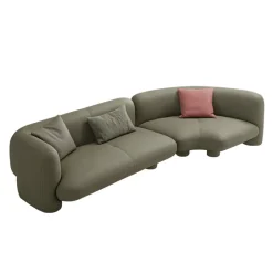 LOR-LOR Four Seater Corner Sofa | Leather