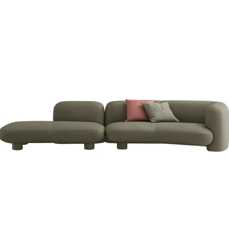 LOR-LOR Four Seater Sofa With Open Arm