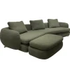 LUNG-LUNG Four Seater Sofa With Ottoman