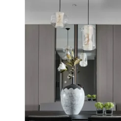Marble Pendant Ceiling Lamp | Dia 240 MM