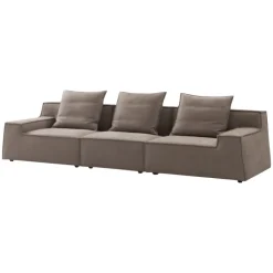 MO-MO Three Seater Corner Sofa | Leather