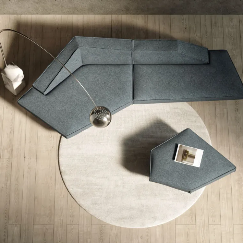 MOU-MOU Four Seater Corner Sofa | Fabric