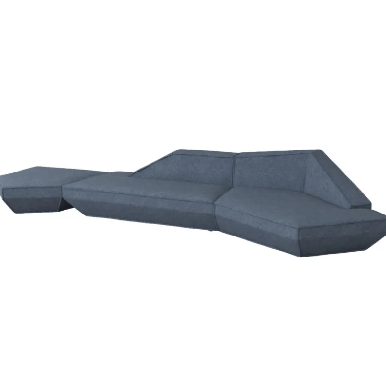 MOU-MOU Four Seater Corner Sofa w/ Ottoman| Fabric