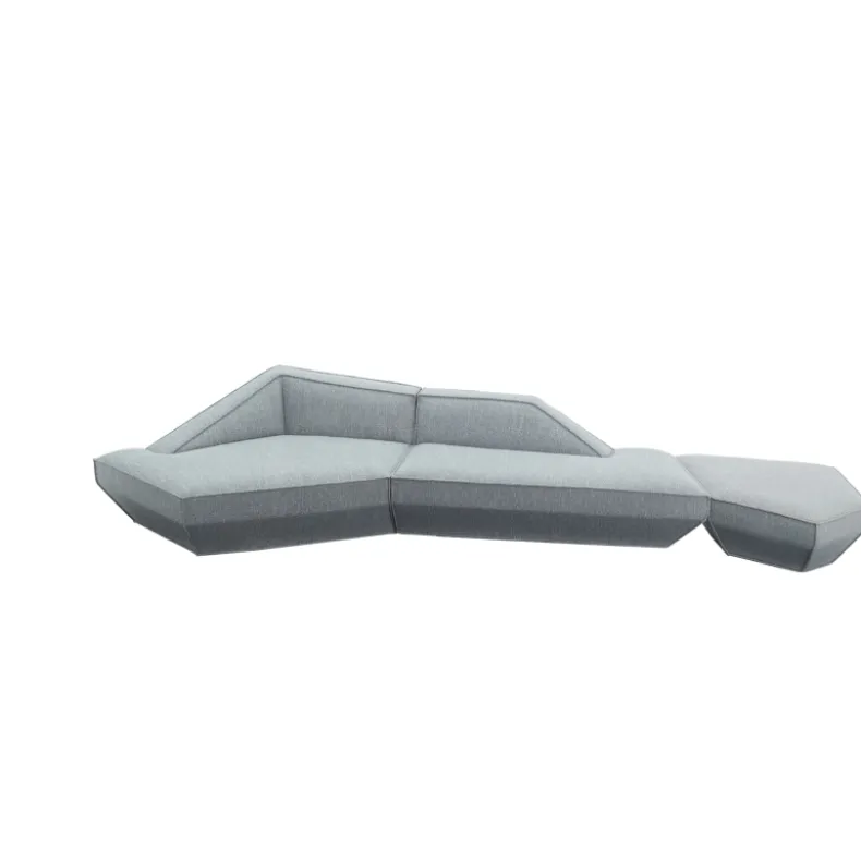 MOU-MOU Four Seater Corner Sofa w/ Ottoman| Fabric
