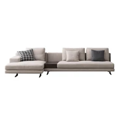 MS-MS Three Seater Corner Sofa With Wooden Box