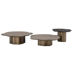 OUD-OUD Coffee Table | 1160 x 1140 mm | Glass Top