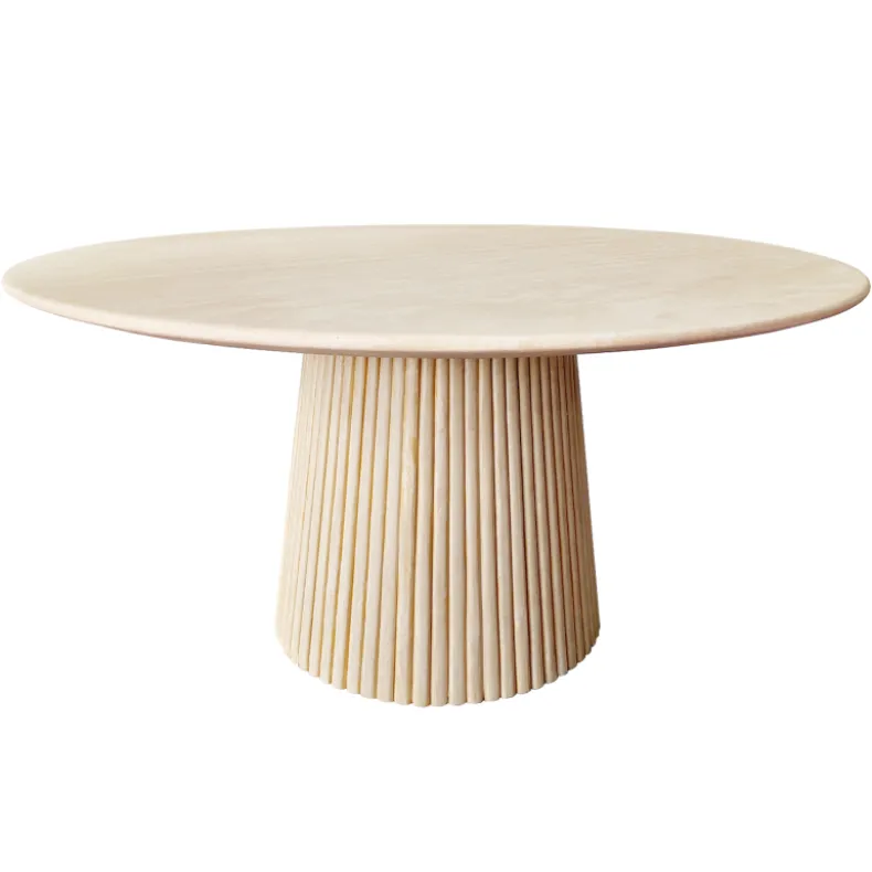 PAS-PAS Dining Table | Italian Travertine | Dia: 1.5M