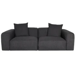 PE-PE Three Seater Sofa w/ Ottoman | Fabric