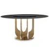 RAL-RAL Dining Table With Turntable | Dia: 1.58M