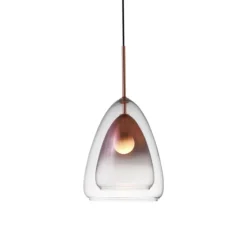 Reverse Vase Pendant Ceiling Lamp | Cognac Color