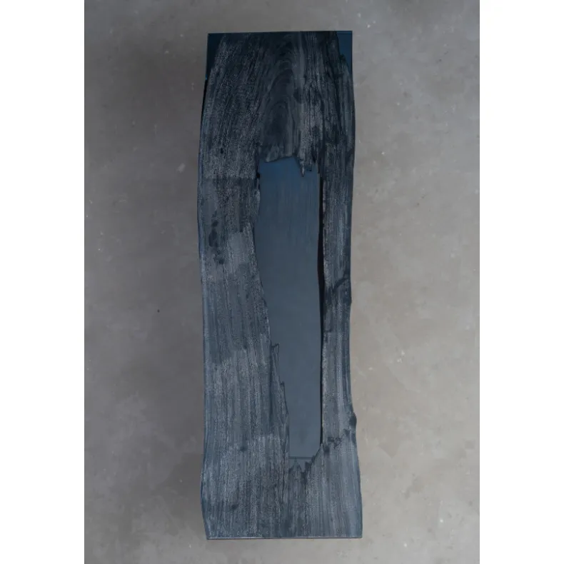 South American Solid Rainwood Slab w/ Blue Resin | 2.9M