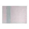 Striped Cadet Grey-Lavender Blush Distressed Rug (1.6 x 2.3 M)