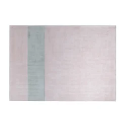 Striped Cadet Grey-Lavender Blush Distressed Rug (1.6 x 2.3 M)