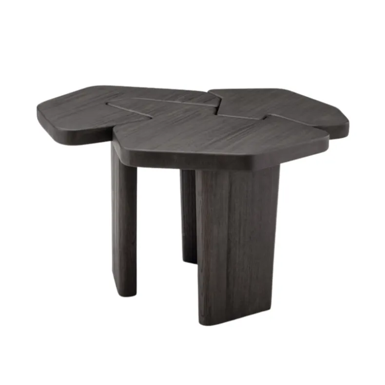 UZ-UZ Side Table | 785 x 770 mm | Travertine
