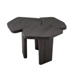 UZ-UZ Side Table | 785 x 770 mm | Travertine