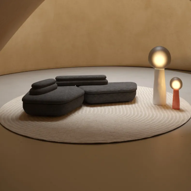 YAU-YAU Four Seater Corner Sofa | Fabric | W: 3255 mm