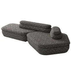 YAU-YAU Four Seater Corner Sofa | Fabric | W: 3255 mm