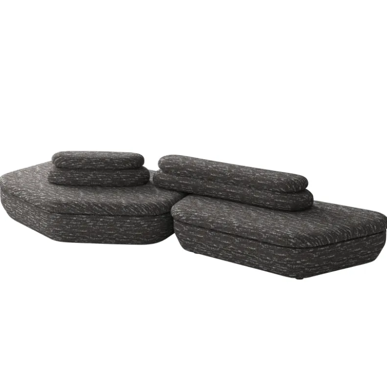 YAU-YAU Four Seater Corner Sofa | Fabric | W: 3335 mm