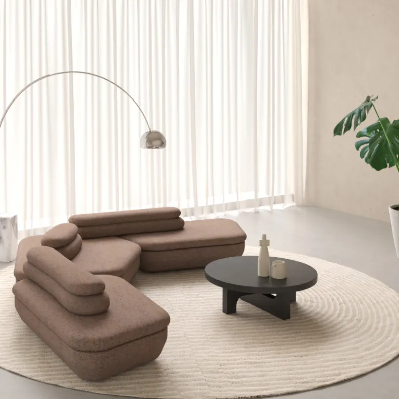 YAU-YAU Four Seater Sofa | Fabric | W: 3300 mm