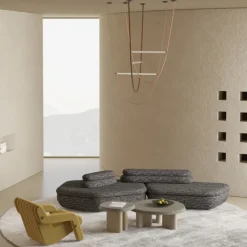YAU-YAU Modular Sofa | Fabric | W: 3890 mm